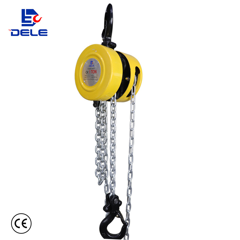 DELE 2024 Manual Operated Chain Hoist Stainless Steel Hoist