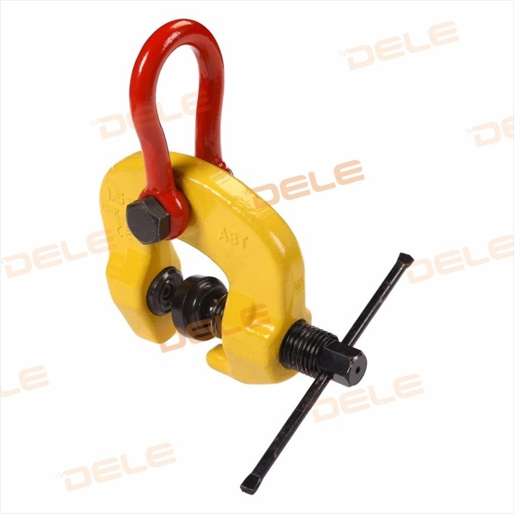 3T Lifting Equipment Tool Part lifting steel metal plates,pipes tube grab  Easy Twist Screw Cam Clamp