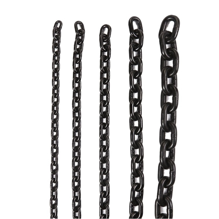 Iron Chain Calibrated Lifting Chain Heavy Duty  G80 Chain 6.3mm*19mm