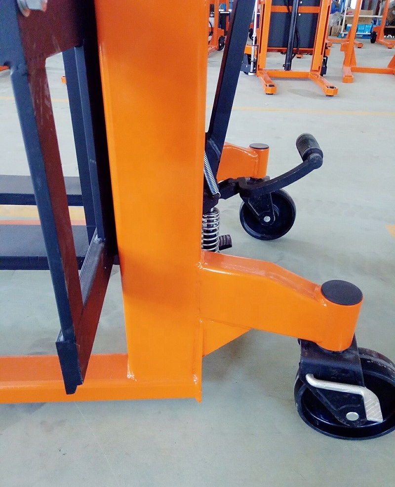 top sales Self  hand forklift Loading Pallet Stacker DPC manual Hydraulic Stacker Forklift 5ton lifting equipment