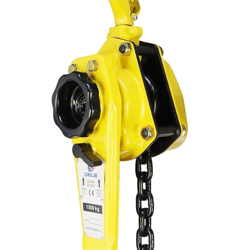 Hoist Hand Lifting Tools Lever Block Capacity 0.75TON Lifting Machine Hand Cable Ratchet Hoist