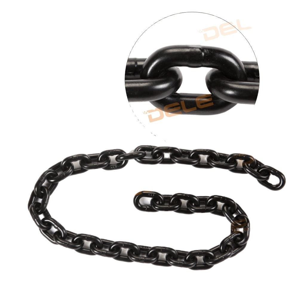 G80 Load Lifting Chain 4mm Anti Rust Lifting Chain Iron Chain for Hoist Machine Making