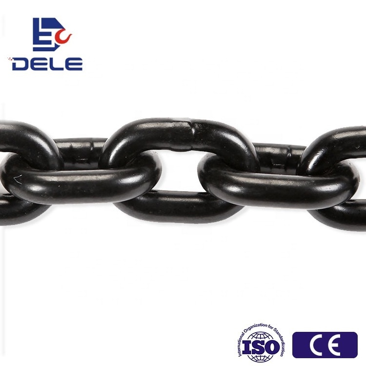 Iron Chain Calibrated Lifting Chain Heavy Duty  G80 Chain 6.3mm*19mm