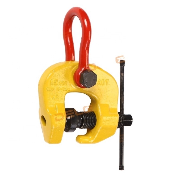 0.5T Lift Equipment Tool Part lifting steel metal plates,pipes tube grab  Easy Twist Screw Cam Clamp