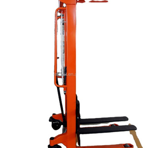 top sales Self  hand forklift Loading Pallet Stacker DPC manual Hydraulic Stacker Forklift 5ton lifting equipment