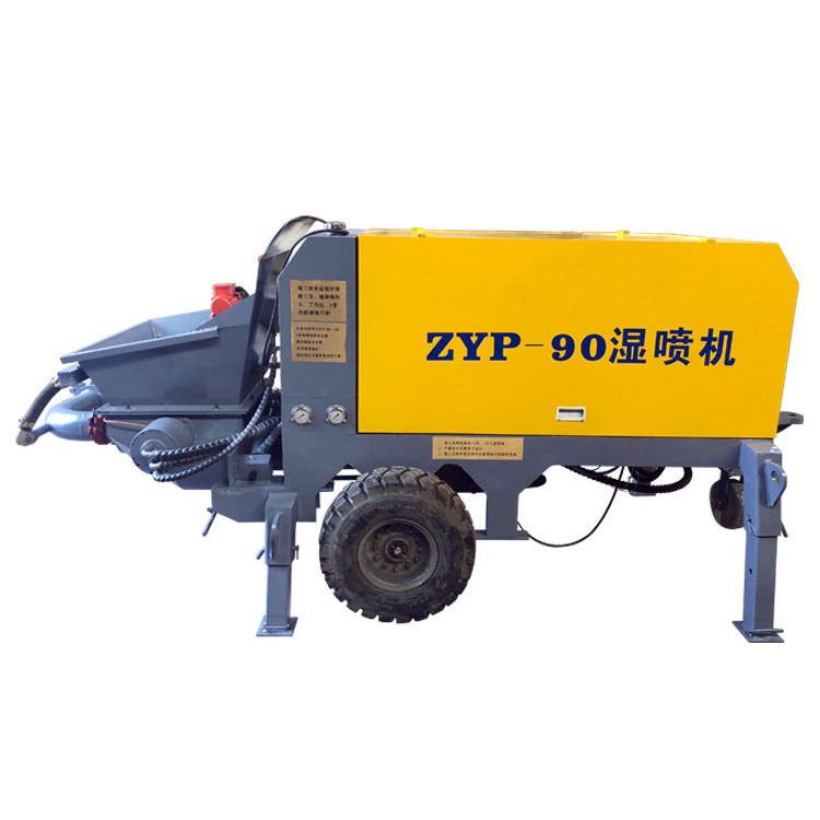 Wet Shotcrete machine/ Concrete Wet spraying plastering machine for sale Concrete Cement Trailer