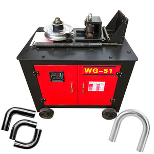 WG 26/38/51/76 Hydraulic Automatic CNC SS Square Steel Pipe And Tube Bending Machines Pipe Bender