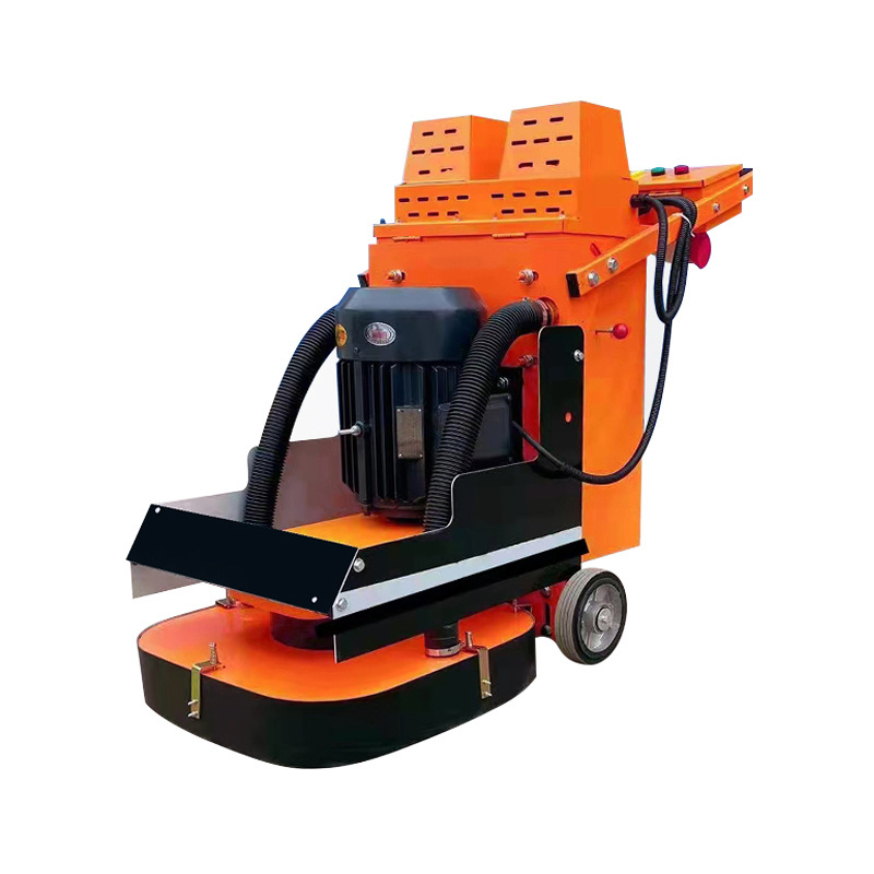 frequency conversion concrete floor grinder 7.5kw concrete floor surface grinding machine with vacuum