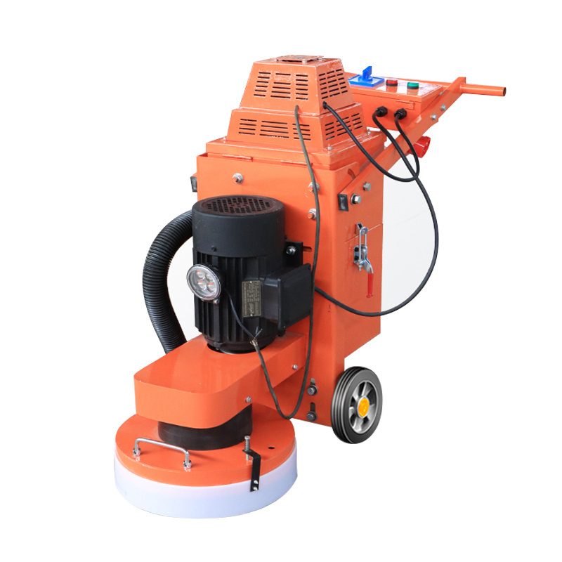 Dust free walk behind concrete grinder concrete marble terrazzo floor grinding machine polishing with vacuum