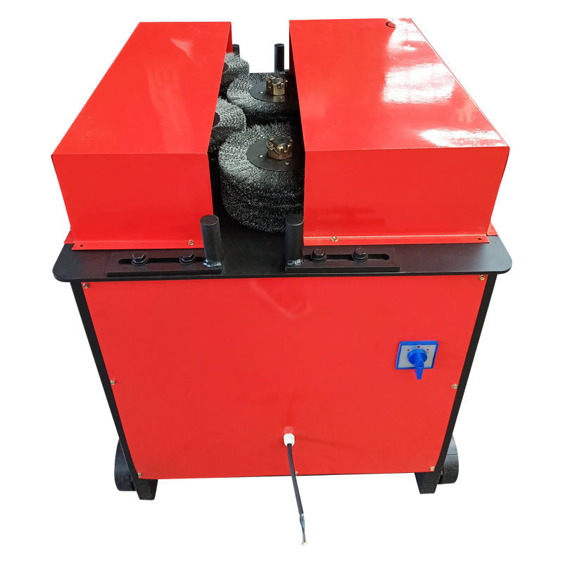 Multifunctional Removing Rust From Steel Pipe Rebar Angle Iron Rust Remover Removal Machine metal cleaning machine