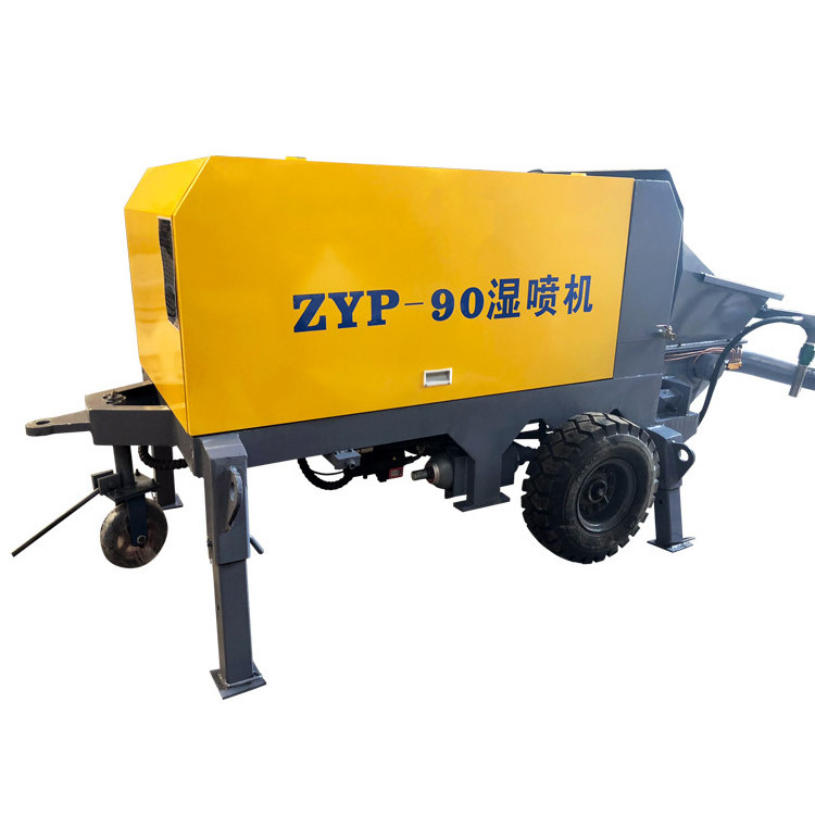 Wet Shotcrete machine/ Concrete Wet spraying plastering machine for sale Concrete Cement Trailer