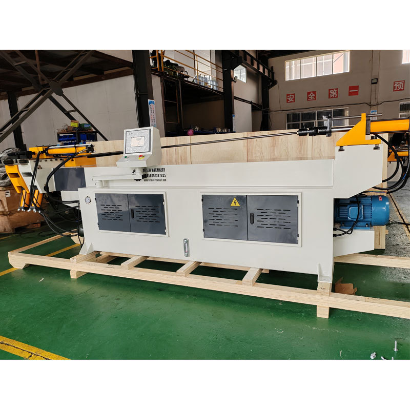 Chinese CNC 3 Axis 1 2 3 4 5 inch exhaust pipe aluminum profile double head tube bender metal tube pipe bending machine