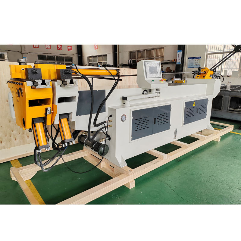 Chinese CNC 3 Axis 1 2 3 4 5 inch exhaust pipe aluminum profile double head tube bender metal tube pipe bending machine