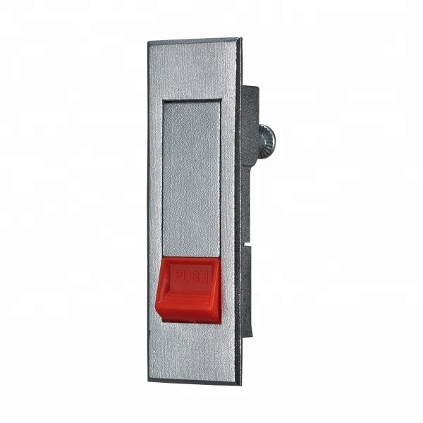 zinc alloy push button cabinet lock