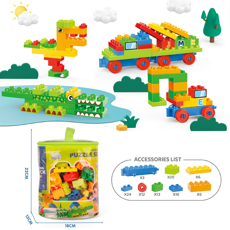 Wholesale Children Building Block Toys Set 100pcs Classic Building Blocks Diy Bricks Education Toys