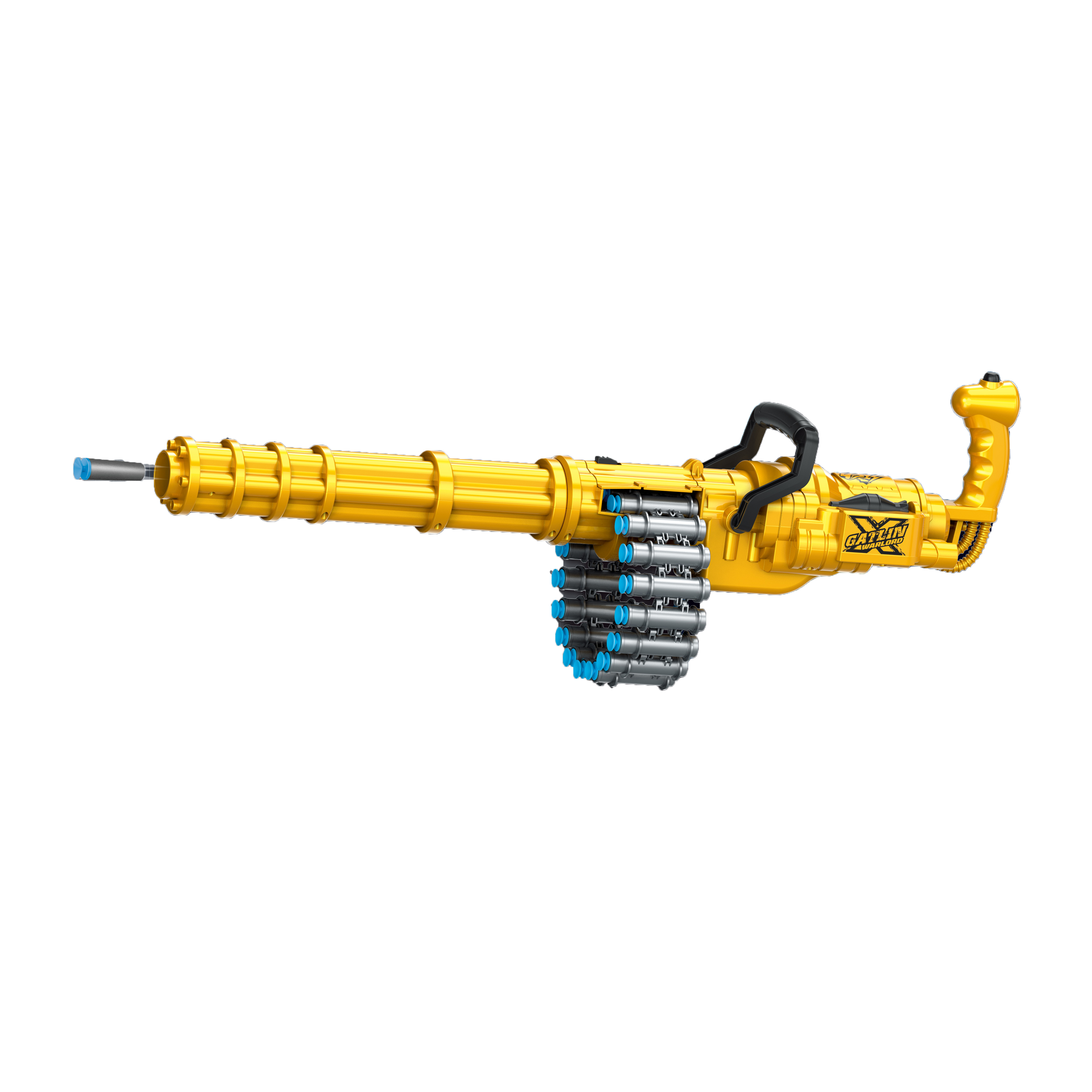 Outdoor shooting toy M249 Gatling hand pull EVA soft bullet handwheel toy gun children's outdoor shooting game