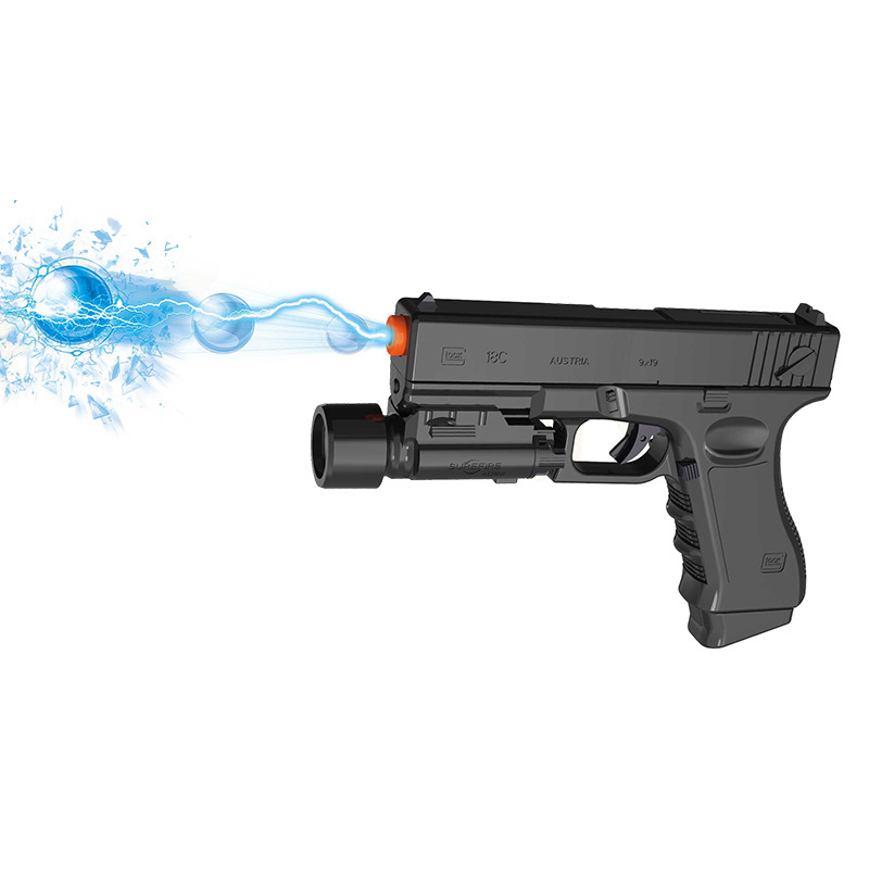 2022 New Toys Gun Customized LOGO BB Splatter Ball Gun Toy black Water Beads Electric Gel toy pistol gun