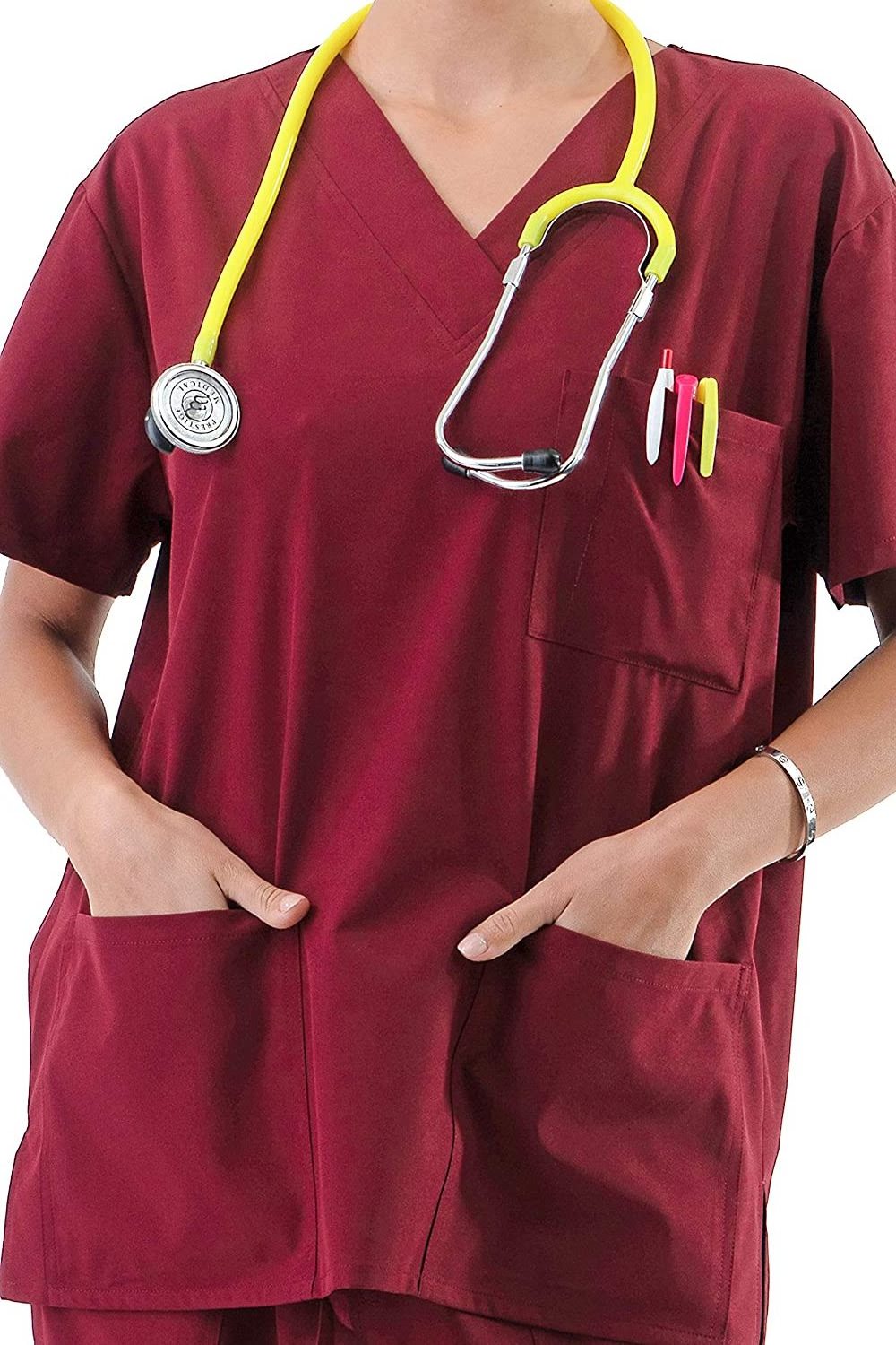 Wholesale medical nurse doctor uniform Custom-Healthcare-Short-Sleeve uniform made in India Custom logo full sublimation scrubs