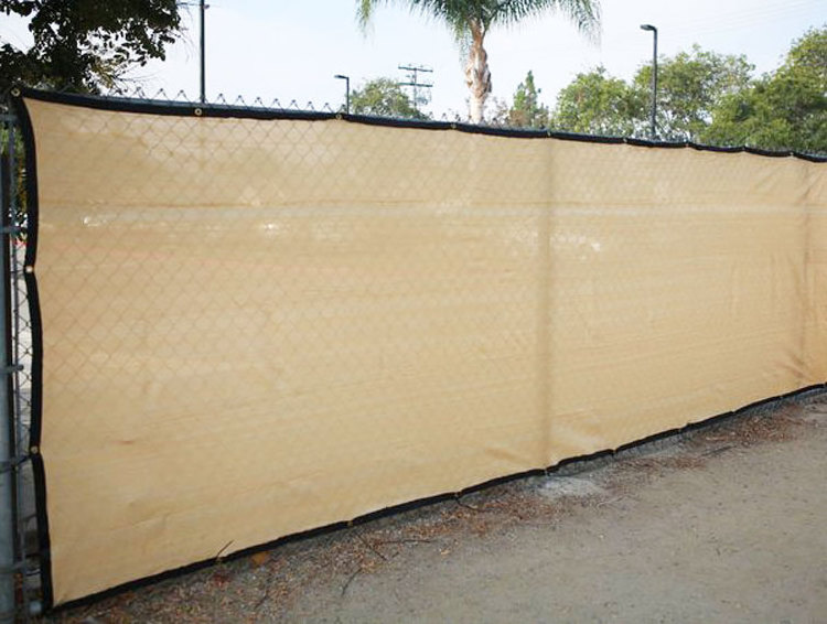 Sun Shade Privacy Panel With Seams and Grommets on 4 Sides for Patio