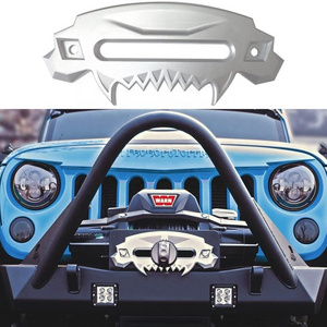 Universal Beast Front Bumper Aluminum 4x4 Hawse Fairlead Synthetic Winch