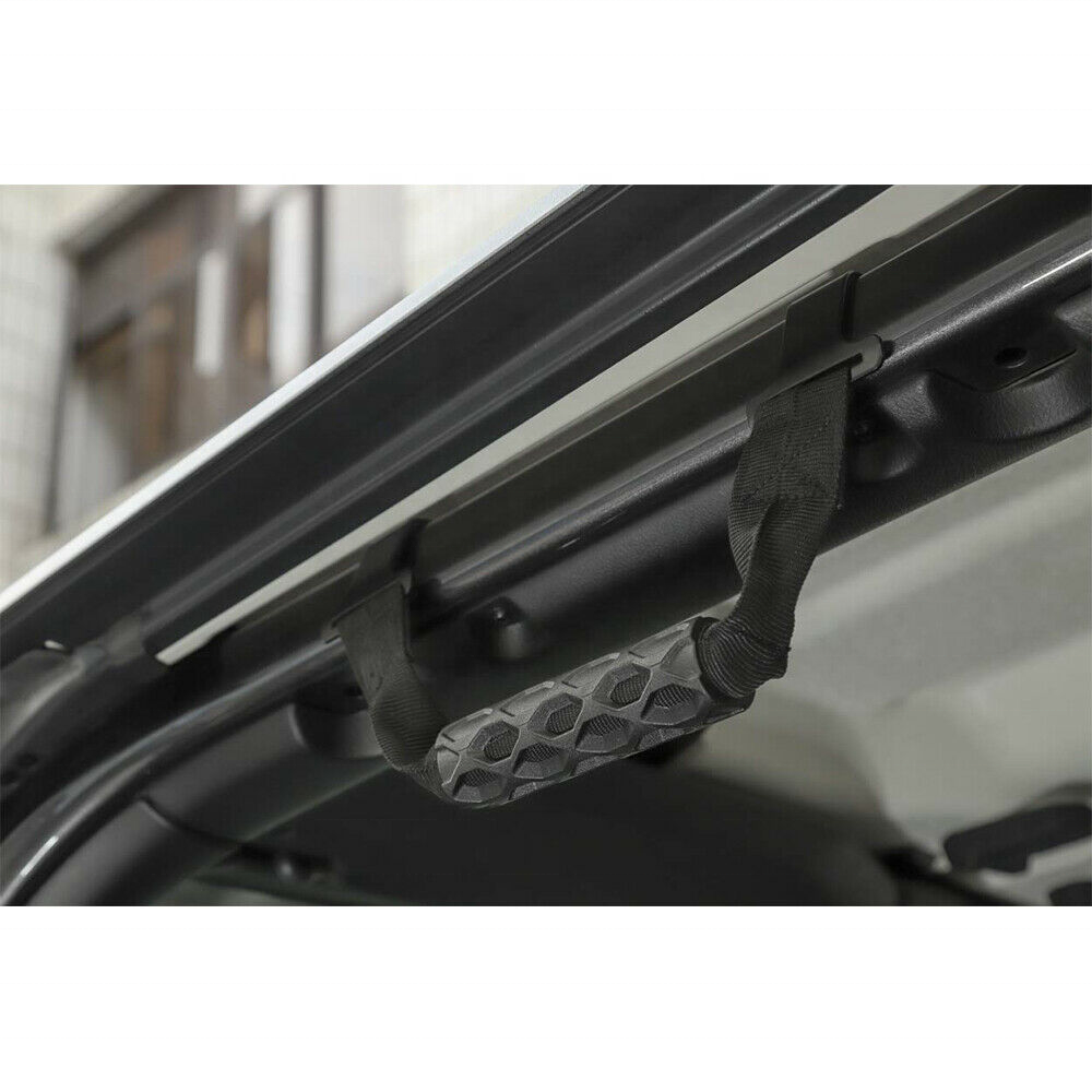 Roof Top Roll Bar Grab Handles Grip for 2018-2022 Jeep Wrangler JL Gladiator JT