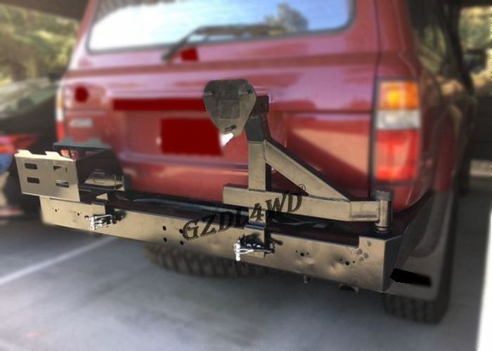 Offroad Rear Bumper Dual Swing Out for Land Cruiser 80  series Spare Tire Carrier