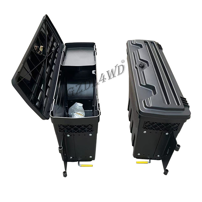 GZDL4WD 4x4 Tool Box Compatible Toolboxes Truck Bed Storage For Ranger Storage Box Swing Case Tool Box With Lock