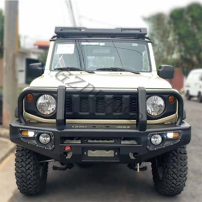 GZDL4WD 4X4 Car Accessories Steel Bumper kits Front Bull Bar For Jimny JB74 JB64 2019+ pickup bullbar