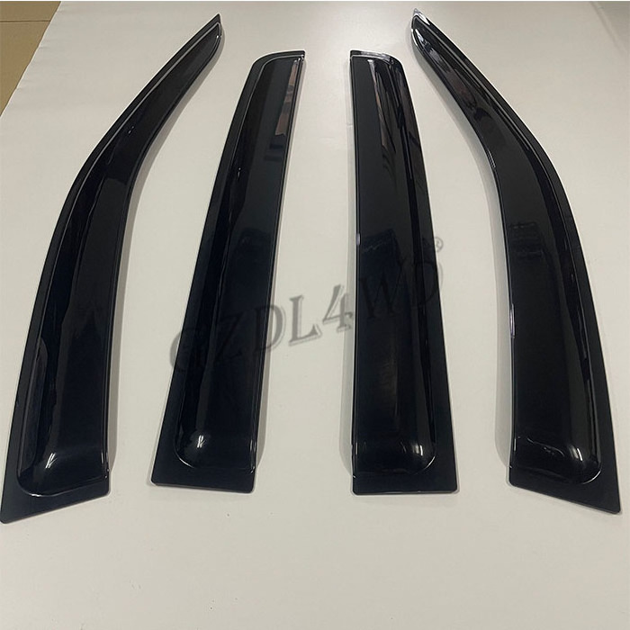 Acrylic Plastic Car Door window sun visors Sun Rain Guard Side Window Deflector Window Visors For Ranger T9 2022 2023+