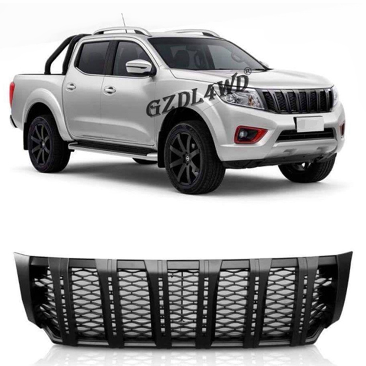 NP300 Accessories Grill black front grill For Navara Frontier D23 Bumper Grille