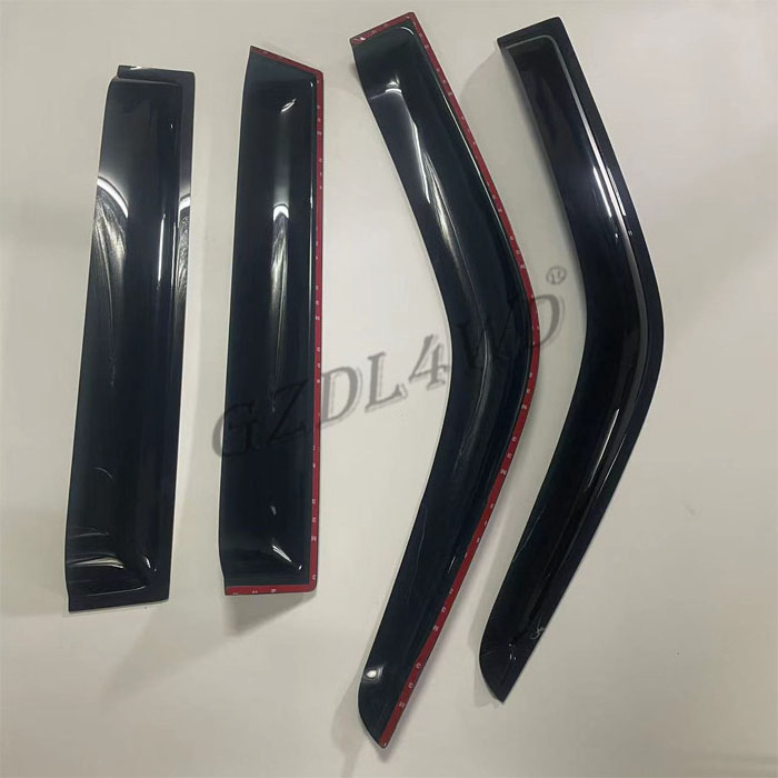 GZDL4WD Car Extior Accessories Side Door Car Sun Visor Rain Visor For LC80 90-97 Side Window Visor Deflector