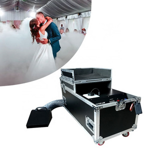 DMX water based low lying fog machine for stage effect performances digital one nozzle wedding ground fog machine for fist dance