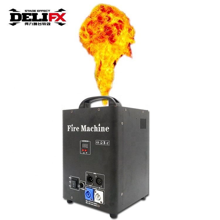 DELIFX Multi Stage Special Effect Spectacular Flame Column DMX&Power Control Fire Machine Spray Thrower Flame Projector for Show