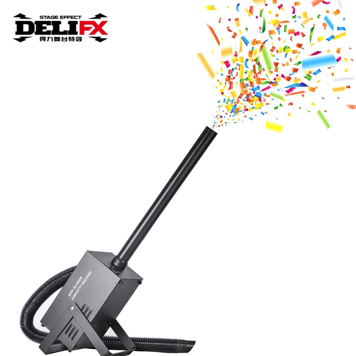 DELIFX 1800W Remote&Power control Electric stage confetti cannon shooter Jet 6-8m Electrical fan blower confetti machine