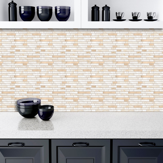 Peel and Stick Wall tile backsplash tile For Kitchen Bathroom Showroom 12*12 Inch Peel and Stick Wall Tile