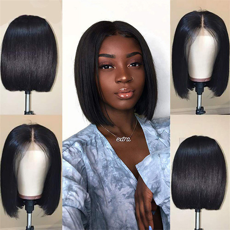 Wholesale Adjustable Short Bob Wig Bobo Virgin Heat Resistance Short Wigs Synthetic Hair Wigs For Women