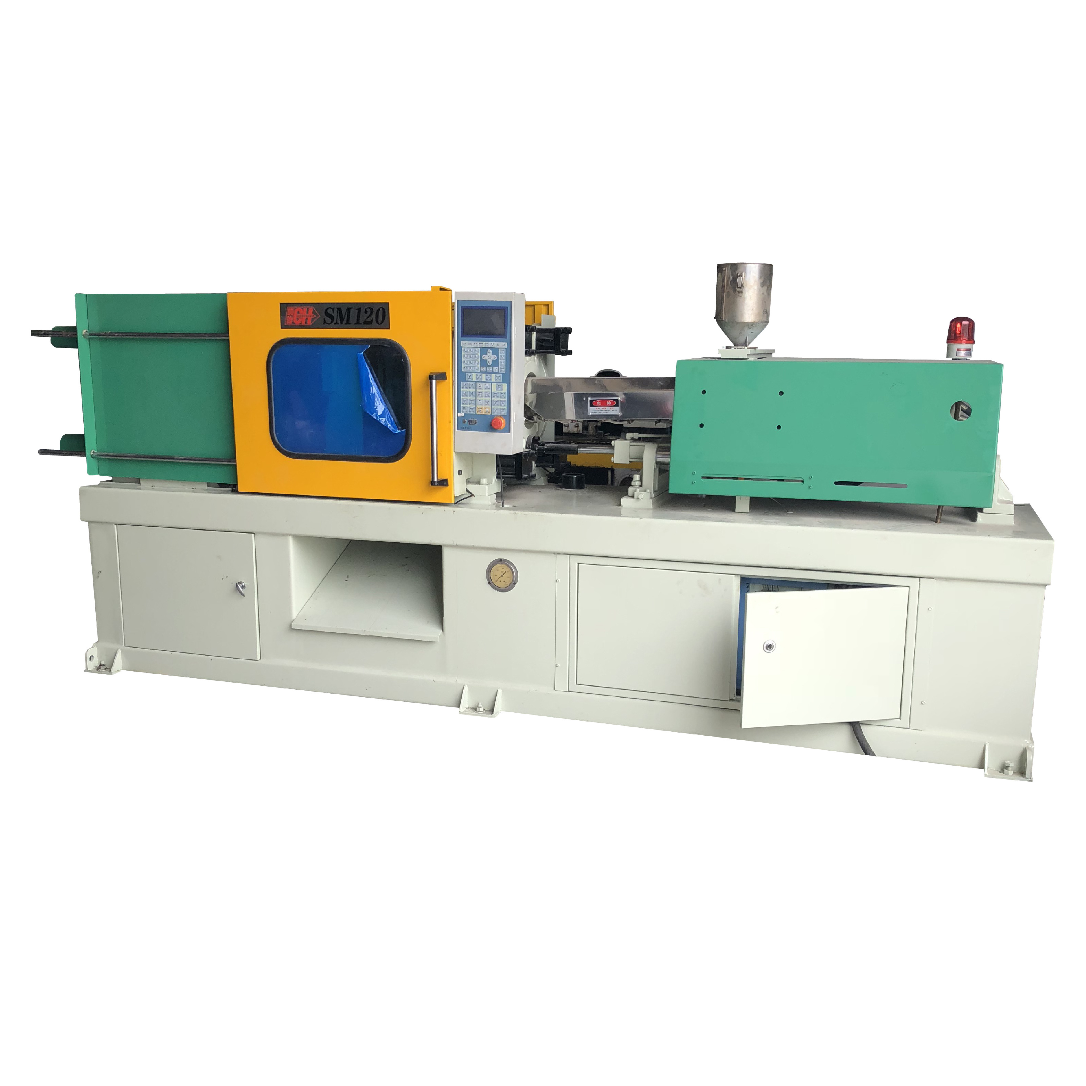 Used mini plastic injection molding machine SM120  pvc pipe making machine thermoforming  home product making machinery parts