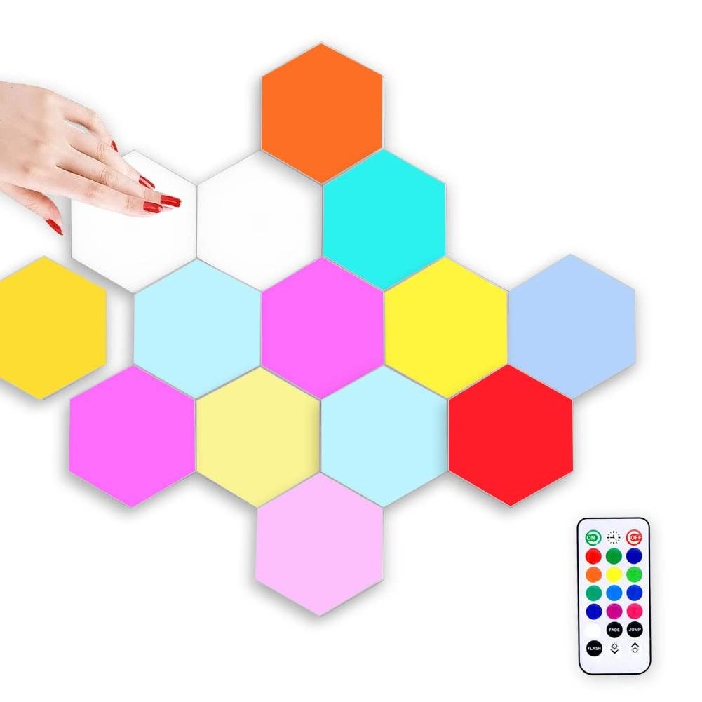 Hex Lights Wall Led APP Smart Control Hex Led Quantum Light Music Sync RGB Led Light Wall Panels for Gaming Room