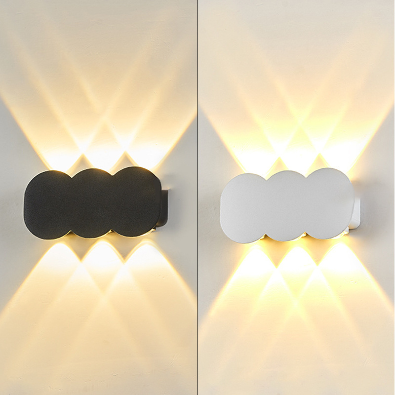 Wall Mounted Light Fixture Lamps Wall Sconce LED Aluminum LED Modern Wall Sconce for Indoor Living Room up and Down Black 40 80