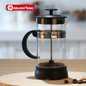 Homemade coffee french press glass upgraded durable glass french press coffee tea