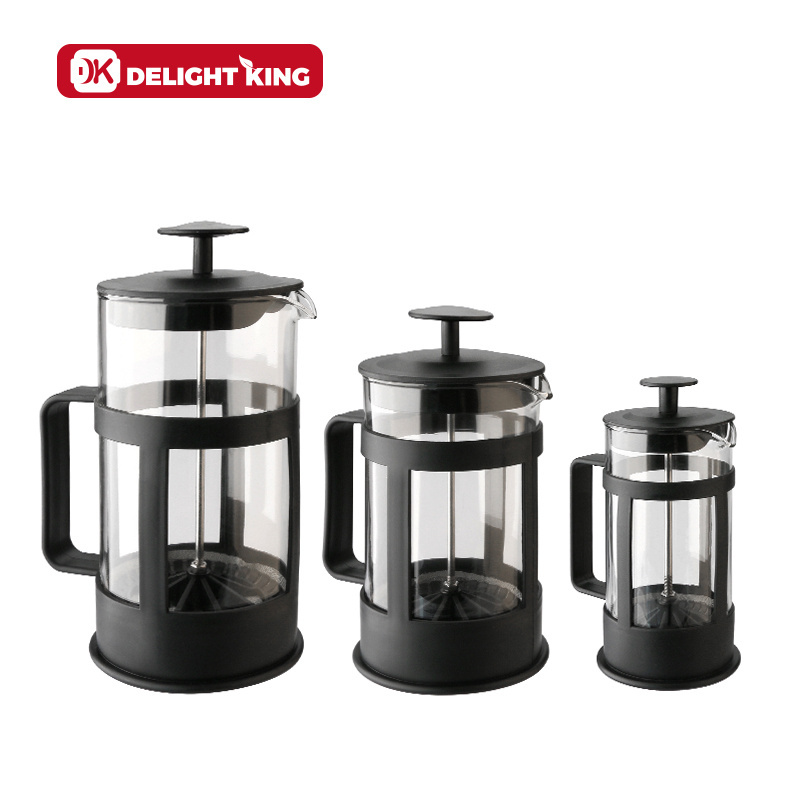 Hot Selling Portable Travel French Press Coffee Maker Glass French Press