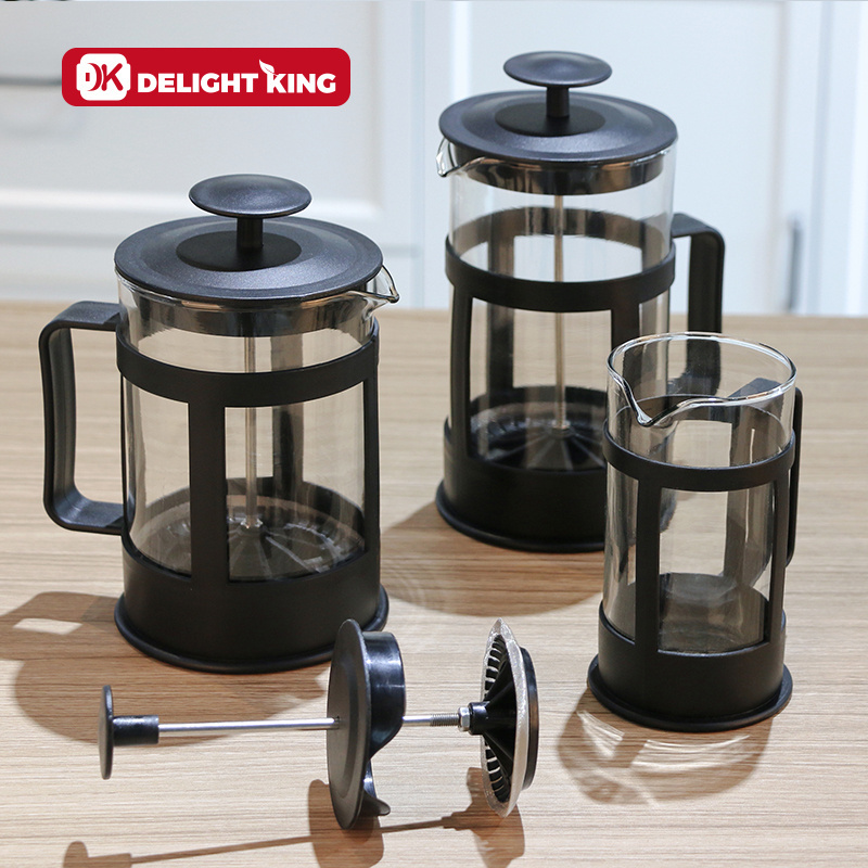 Hot Selling Portable Travel French Press Coffee Maker Glass French Press