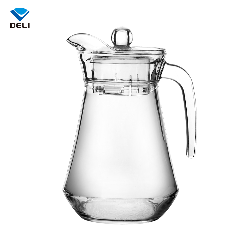 Sustainable Home Glassware 1300ml 43.96oz Royal Milk Drinking  Water Glass Jug