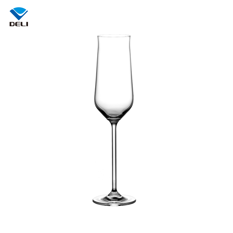 250ml 8.45oz Round Shape Champogne Stemware Charms Glitter Novelty Wine Glasses