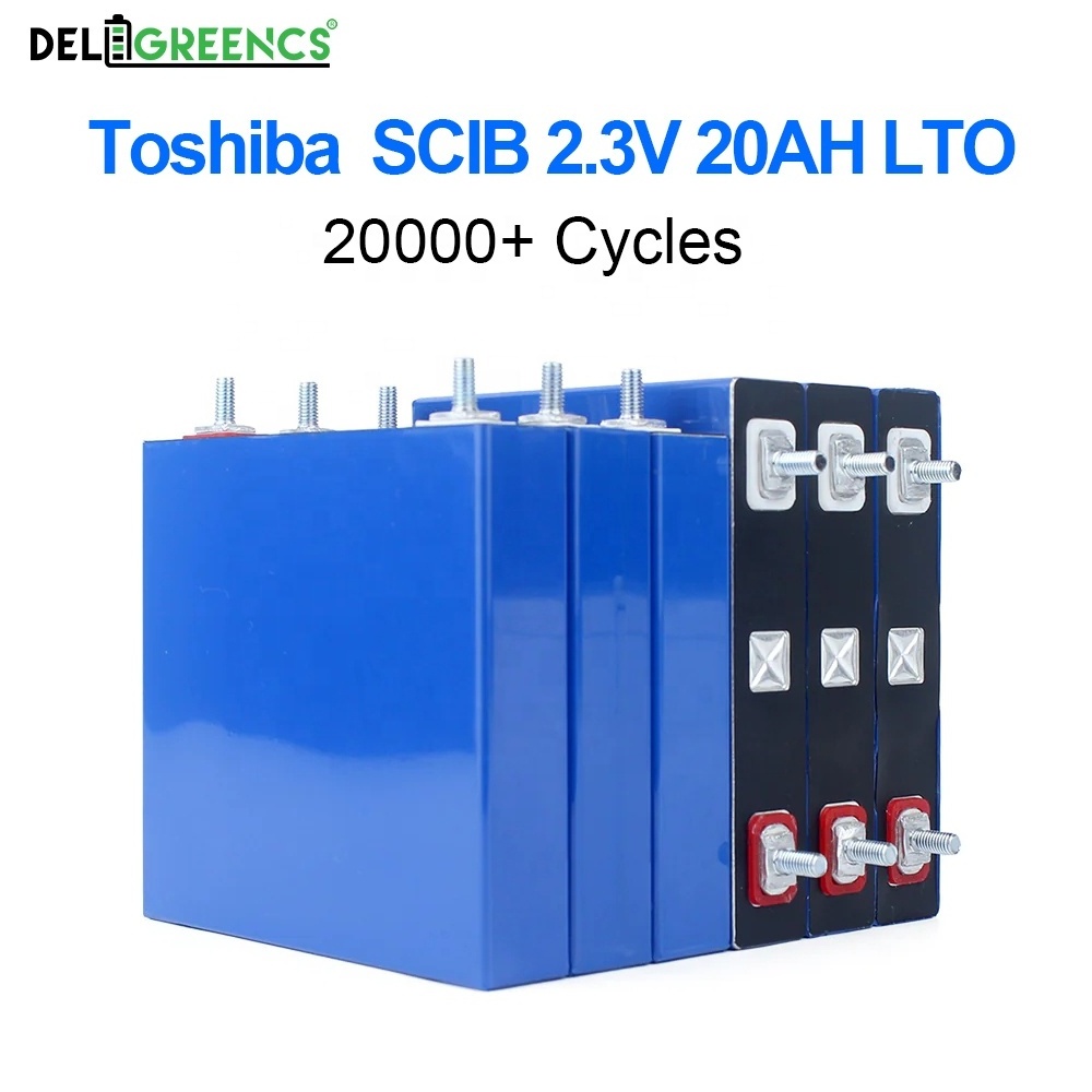 Toshiba 20000 deep cycle 100% Brand new lithium titanate toshiba SCIB 20ah 23ah 2.3V  lto cells for ev car audio