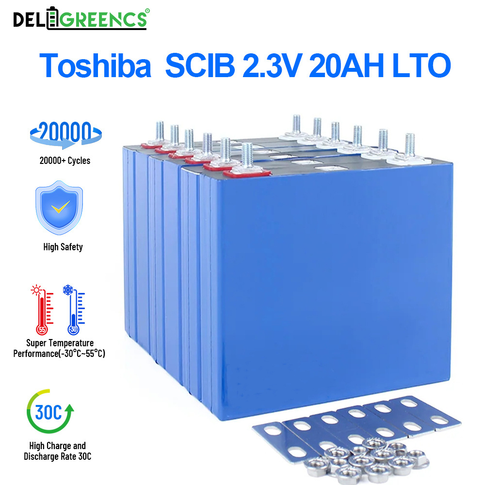 Toshiba SICB  2.3v 2.4v 20ah 23ah 20000 cycles   30C high rate lto lithium titanate battery with Max Discharge 500A