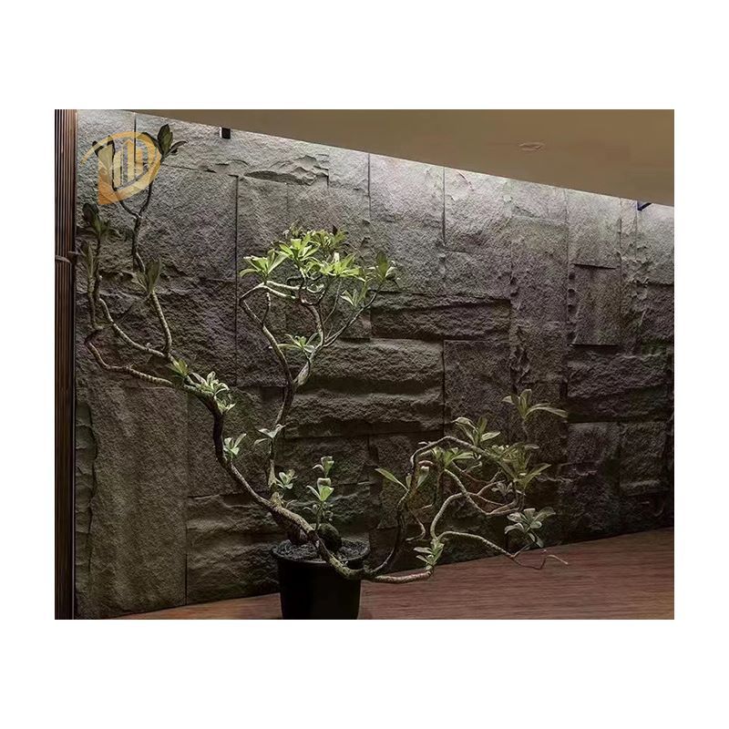 Eco-friendly  Faux Stone Wall  Indoor Decorative PU Stone Panel