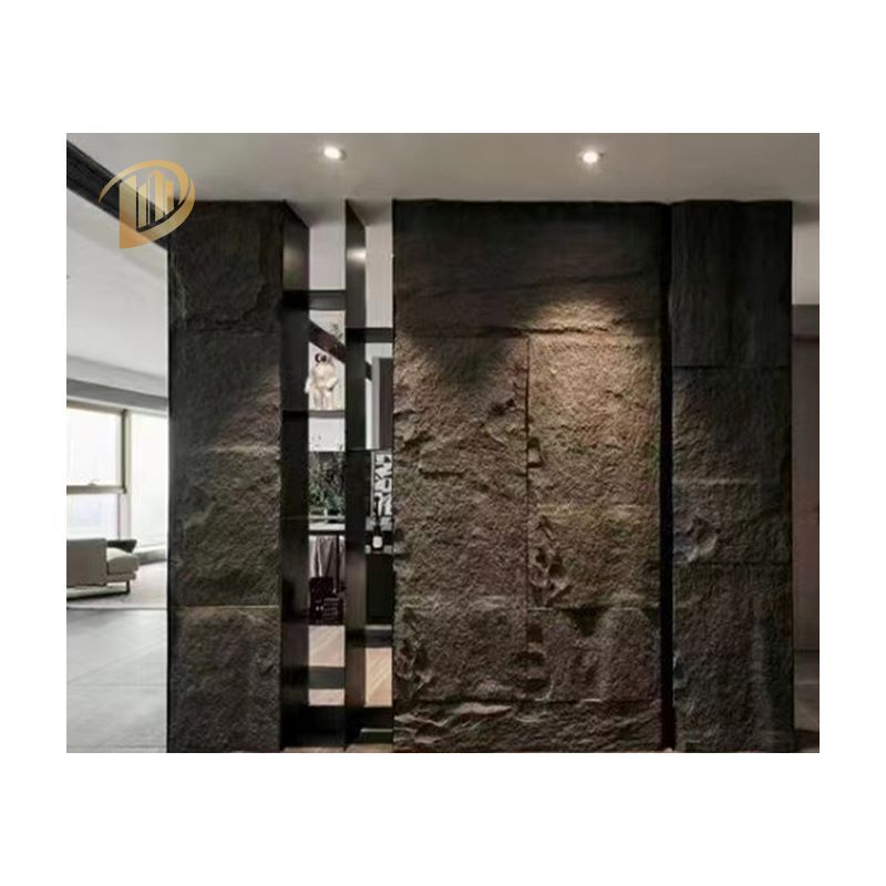 Factory Price Wall Cladding PU Culture Stone 3d Mushroom Stone Pu Faux Stone Wall Panel for Decoration