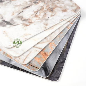 4*8 inch PVC texture construction material waterproof laminas de pvc marble sheet