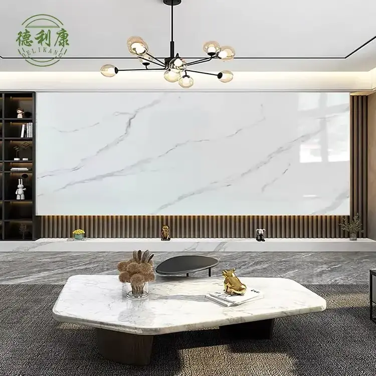 China Manufacturer Custom Size Pvc Wall Panel Uv Marble Sheet Uv Plastic Sheet